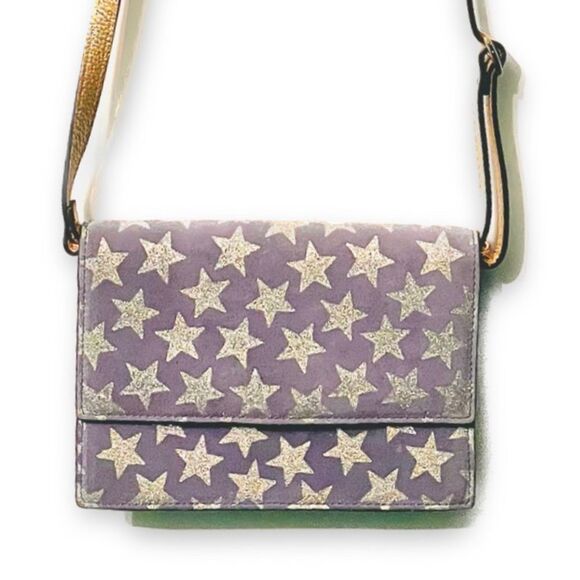 J.Crew Navy Star Clutch Gold Strap Crossbody Bag NWT - Picture 1 of 8